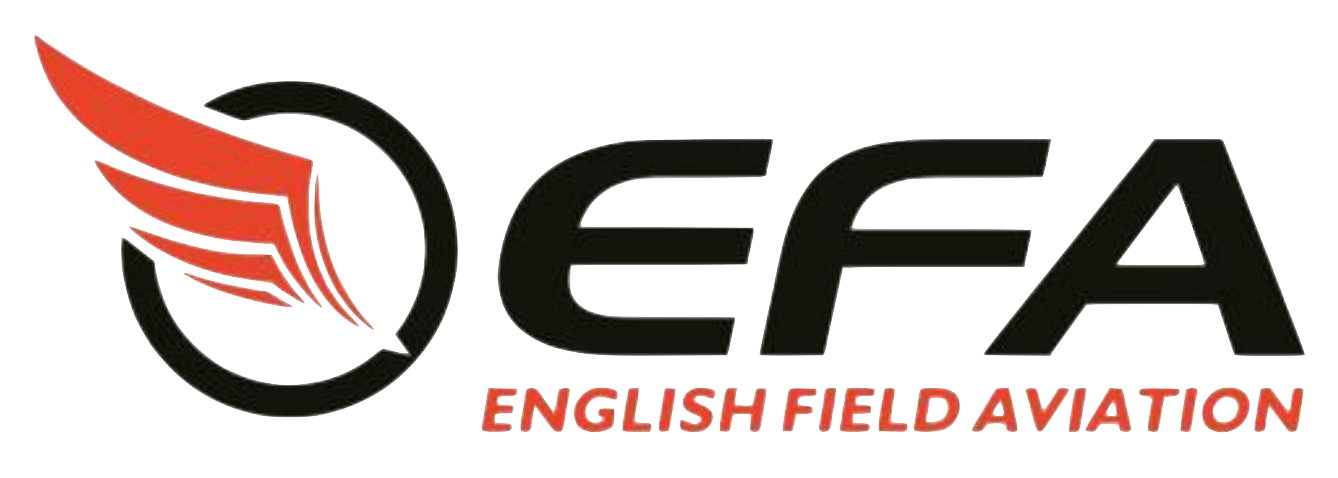 English field aviation logo