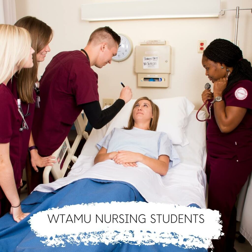 WTAMU nursing students